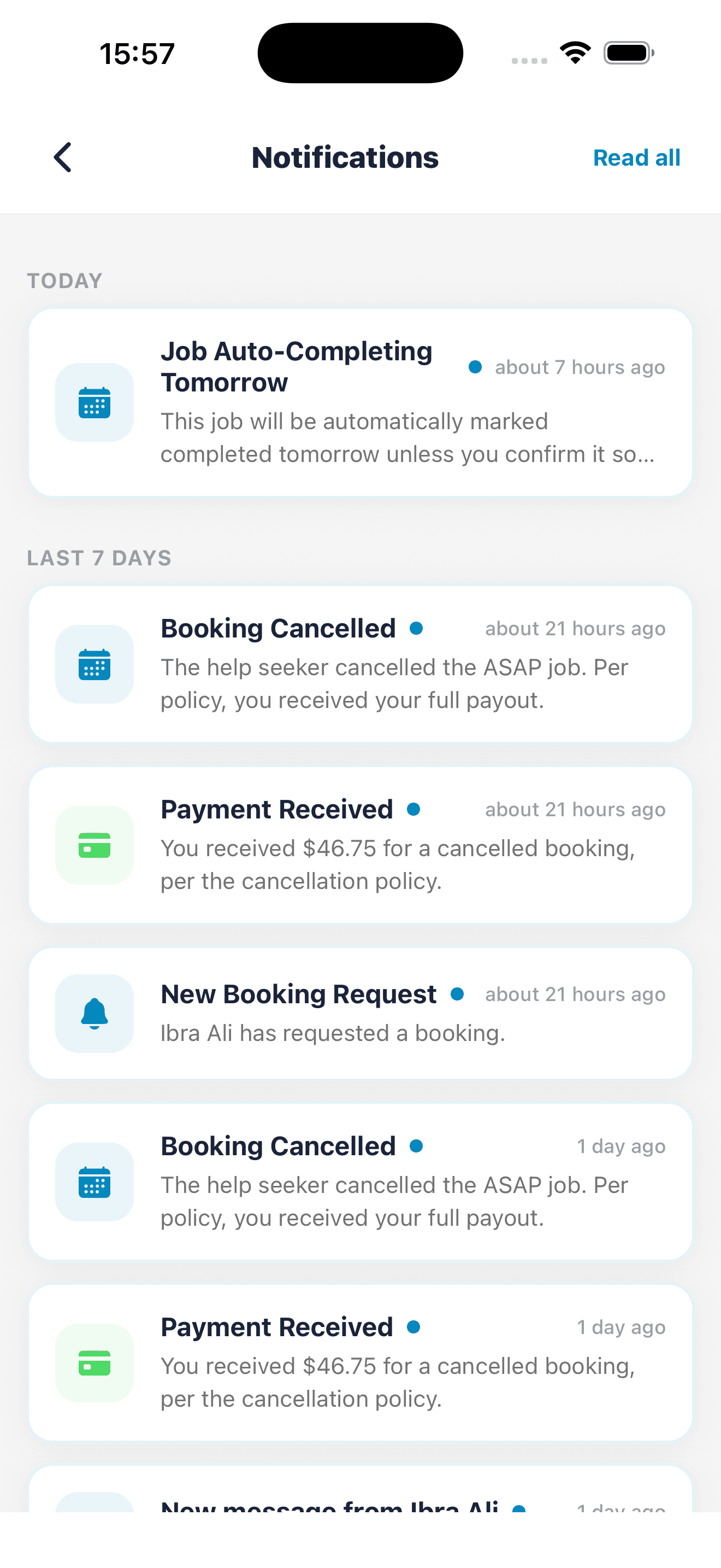 Ayudame App Screen 11 - Screen 11 - Active Order Tracking