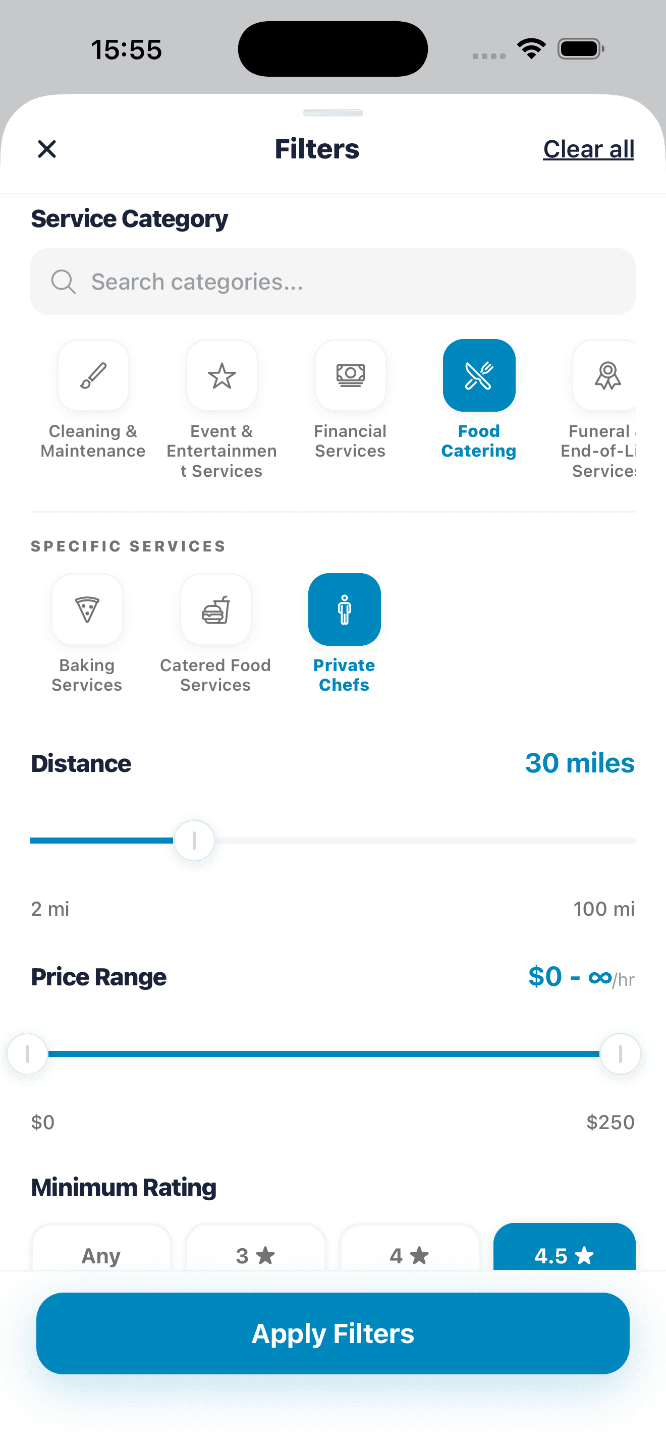 Ayudame App Screen 8 - Screen 8 - Job Booking